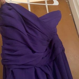 Bridesmaid regency is the color strapless